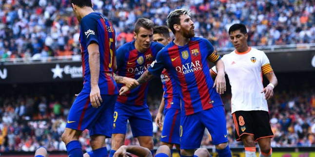 Barca Susah Payah Tundukkan Valencia