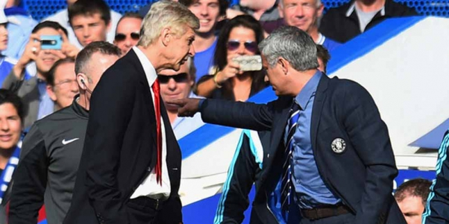 Chelsea Vs Arsenal: Mou Yang Lagi Sensi Vs Wenger Yang Kalem