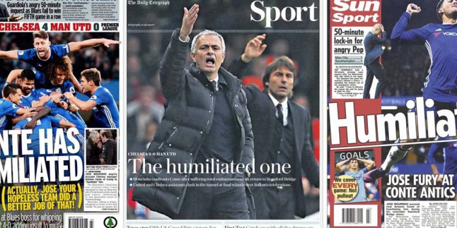 Kejamnya Julukan 'The Humiliated One' untuk Mourinho