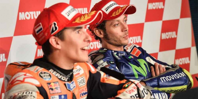 Kemenangan Bakal Bikin Hubungan Rossi-Marquez Membaik