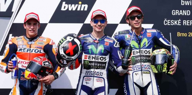 Lorenzo dan Rossi Mulai dari Awal, Marquez Sulit Pertahankan Gelar