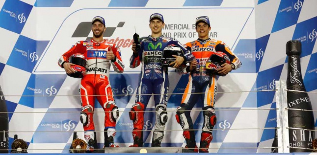 Lorenzo, Dovizioso dan Marquez Rajai GP Qatar