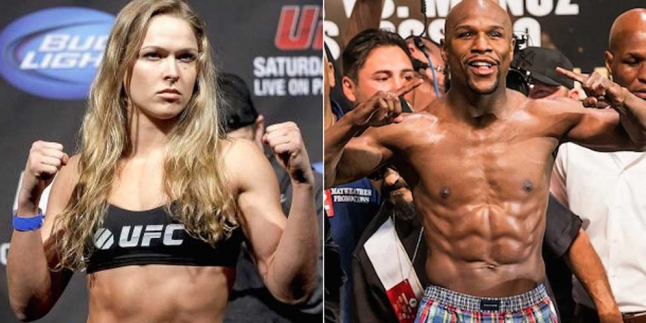 Mayweather Jr. 'Takut' Jika Melawan Ronda Rousey