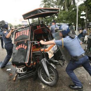 Manila Akan Larang Becak Beroperasi