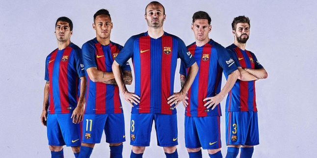 Mengintip Kecanggihan Jersey Teranyar Barcelona 