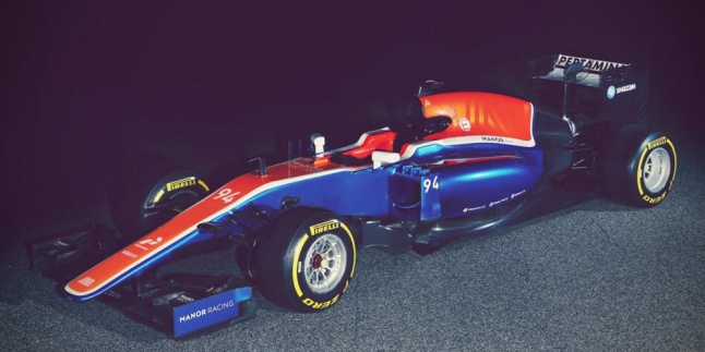 Mobil MRT05 Manor Racing untuk Rio Haryanto