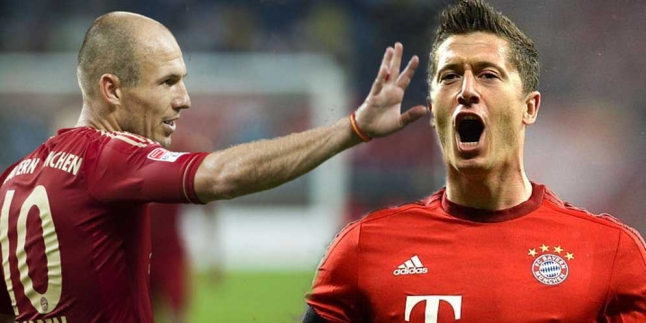 MU Siap Manfaatkan Pertengkaran Robben-Lewandowski