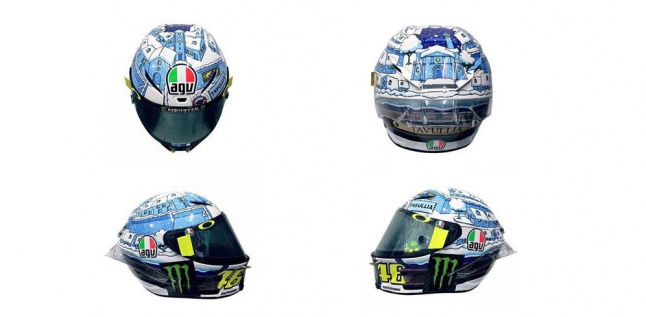 Helm Valentino Rossi Yang Kembali Memikat Mata