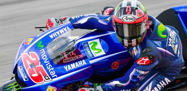 Maverick Vinales Posisi Tiga Di Bawah Dovizioso