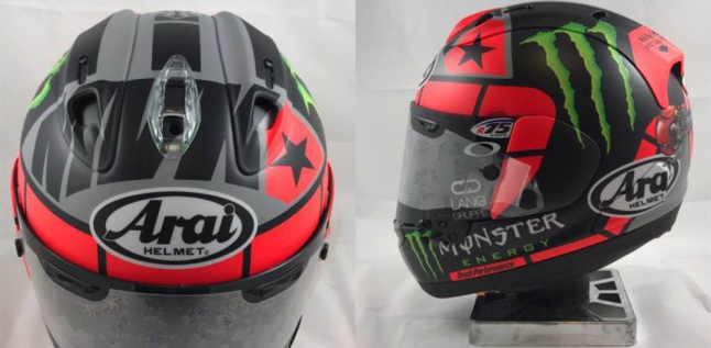 Maverick Vinales Pamer Helm Baru