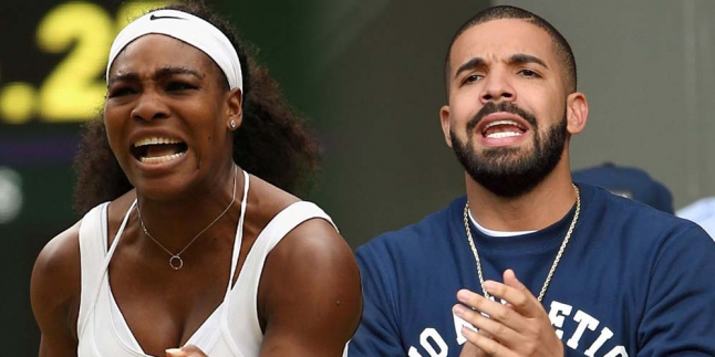 Usai Juarai Cincinnati Open, Serena Williams Cium Rapper Drake