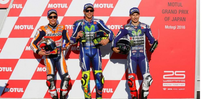 Valentino Rossi Pole Position, Marc Marquez Kedua