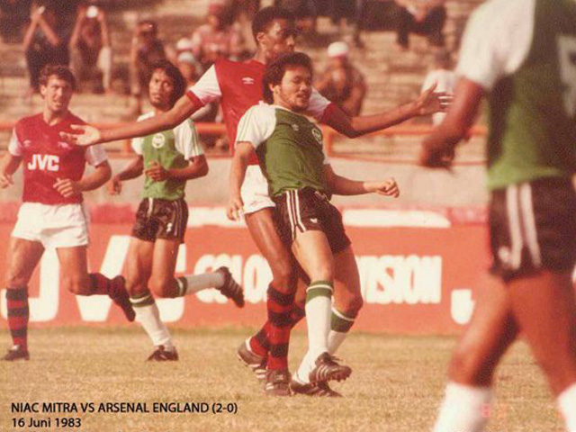 30 Tahun Silam, Arsenal Pernah Keok di Indonesia!