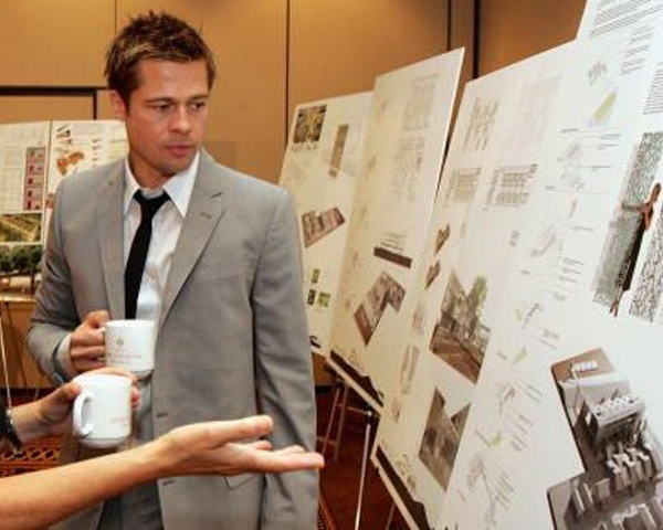 Brad Pitt Rambah Dunia Arsitektur