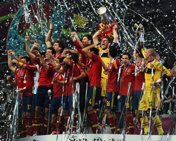 Cek nih, Rekor Spanyol di Final Euro 2012