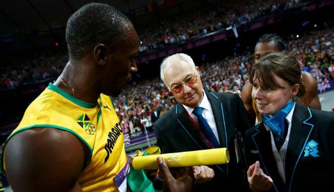 Hadiah Tongkat Estafet Buat Usain Bolt