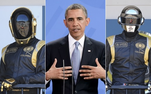 Heboh, Barack Obama Sampe Nyanyiin Lagu Daft Punk?!