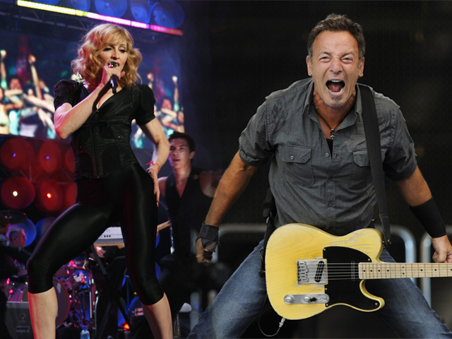 Konser Madonna, Bruce Springteen Berpenghasilan Paling Tinggi