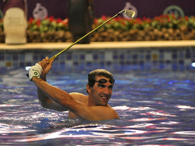 Michael Phelps Berubah Jadi Pegolf?