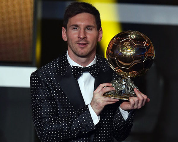 Quattrick Ballon d'Or Lionel Messi