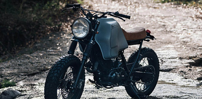 Yamaha XT600 Scrambler Vintage Buatan AdHoc