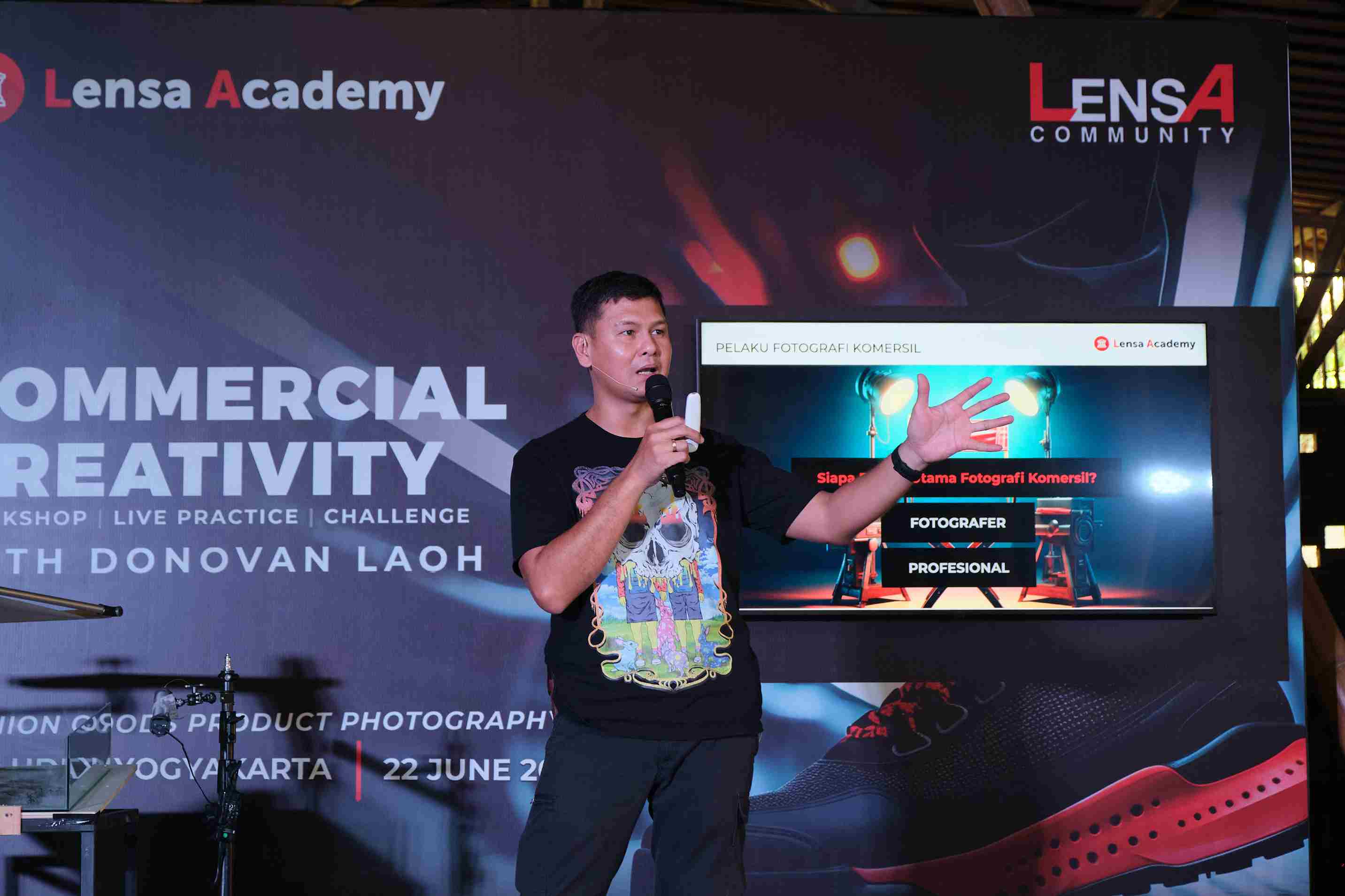 Lensa Academy Yogyakarta 2024 - Workshop Session with Speaker, Donovan Laoh