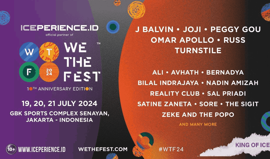 Highlight We The Fest 2024, Festival Musik Terbesar di Indonesia & Dunia 2024