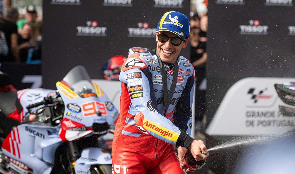 Marquez Berjuang Sampai Akhir di GP Portugal