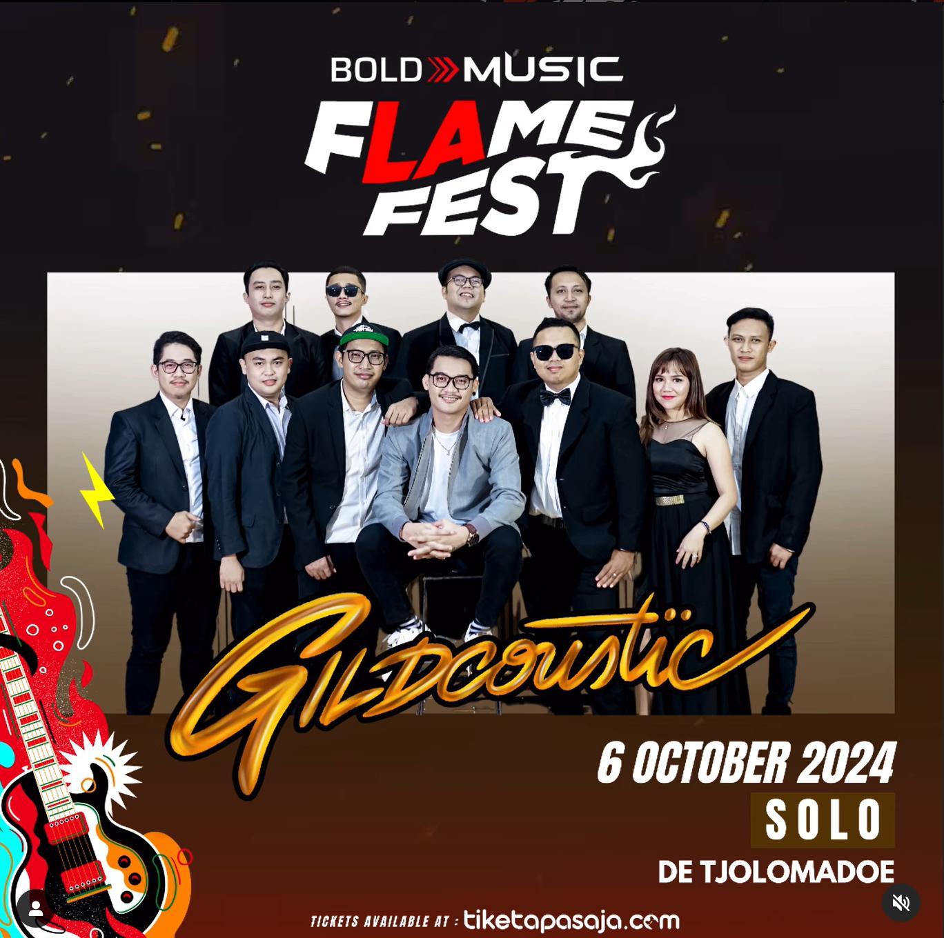 Gildcoustic siap guncang Flamefest Solo