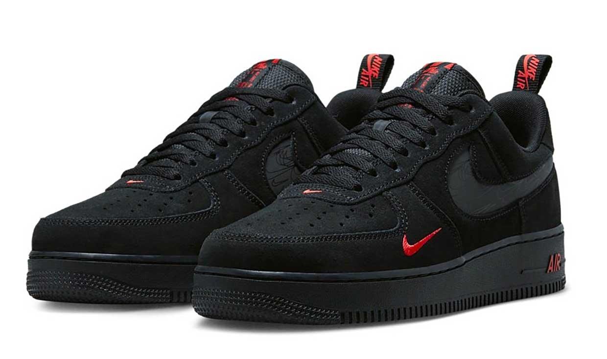 Nike Air Force 1 Low Black Suede