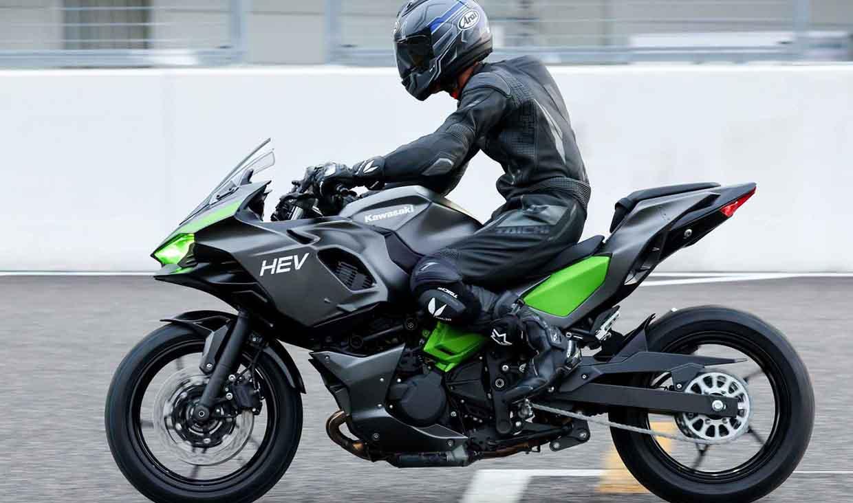 Kawasaki Bikin Motor Hybrid