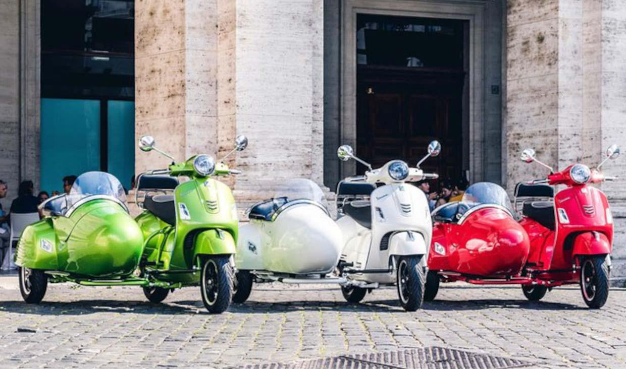 Vespa Sidecar, Bikin Lo Makin Urban