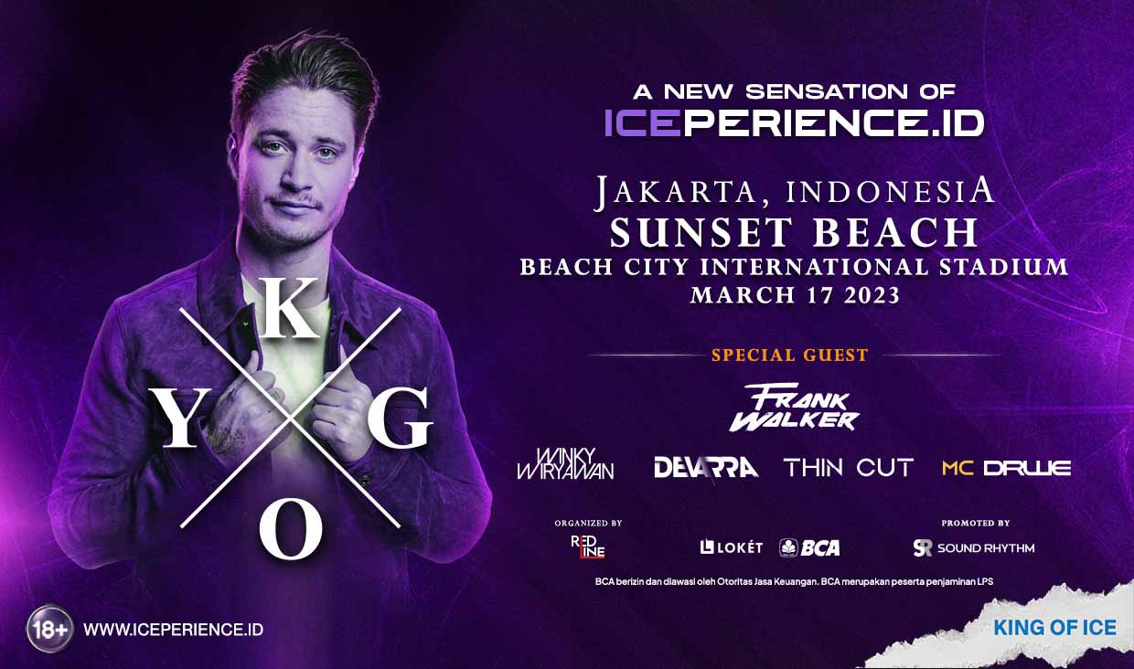 Kygo Manggung di Jakarta 17 Maret 2023