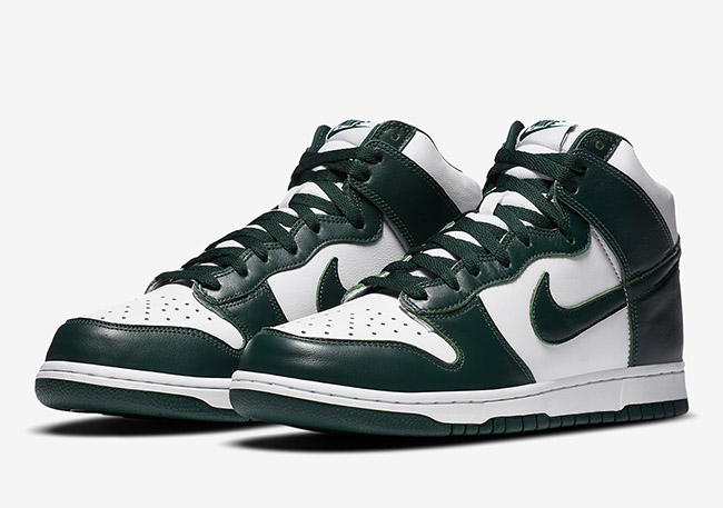 nike sb dunk high green